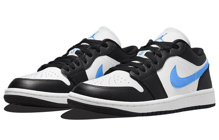 Womens Air Jordan 1 Low Black University Blue DC0774-041 01