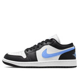 Womens Air Jordan 1 Low Black University Blue DC0774-041 01