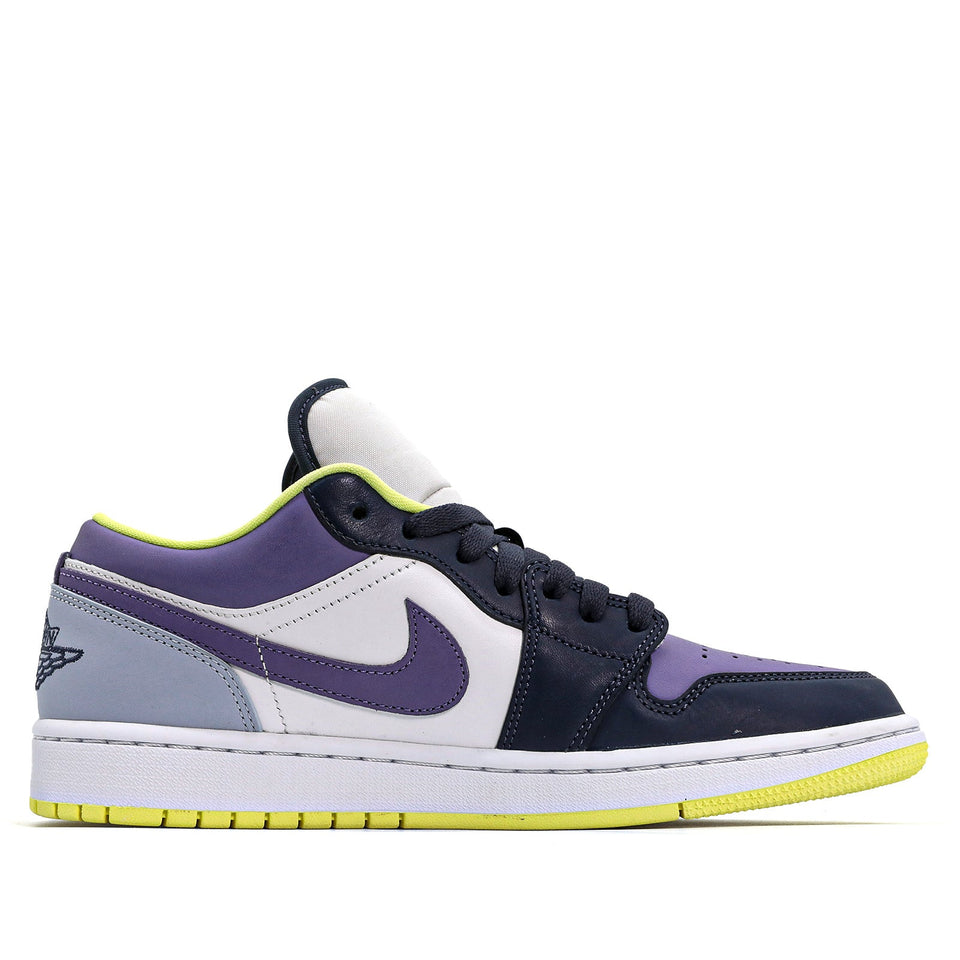 Womens WMNS Air Jordan 1 Low SE Mismatched - Purple Magenta DJ4342-400 01