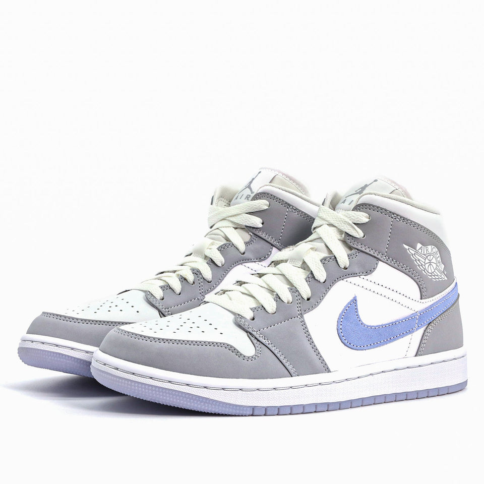 Womens Air Jordan 1 Mid Wolf Grey BQ6472-105 01