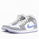 Womens Air Jordan 1 Mid Wolf Grey BQ6472-105 01