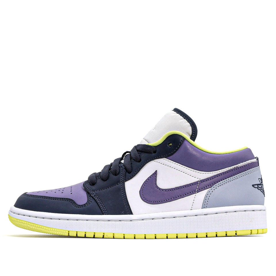 Womens WMNS Air Jordan 1 Low SE Mismatched - Purple Magenta DJ4342-400 01