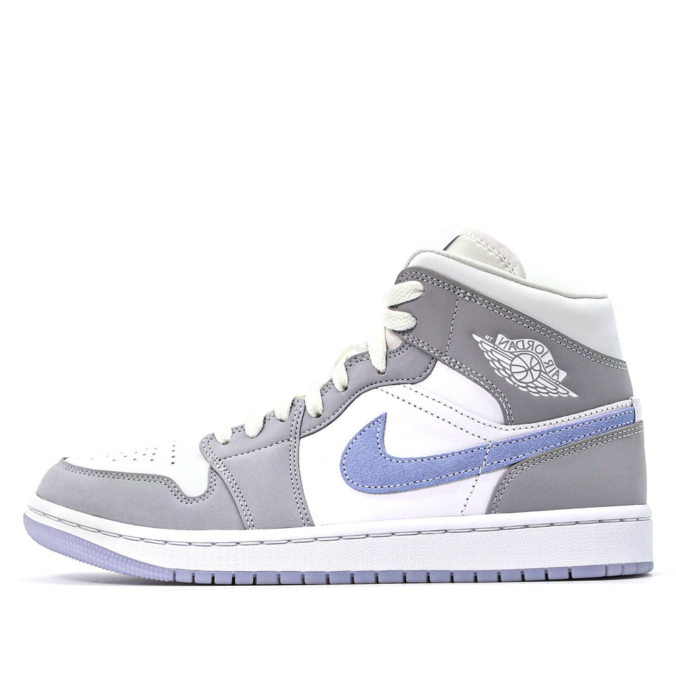 Womens Air Jordan 1 Mid Wolf Grey BQ6472-105 01