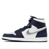 Nike Air Jordan 1 Retro High co.JP 'Midnight Navy' Suitcase Special Box White/Midnight Navy/Metallic Silver DB5877-100 01