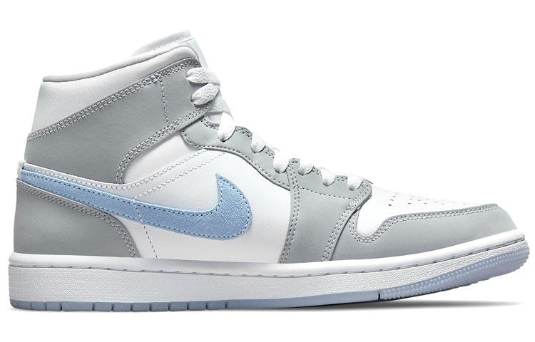 Womens Air Jordan 1 Mid Wolf Grey BQ6472-105 01