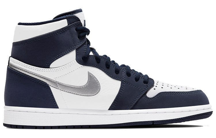 Nike Air Jordan 1 Retro High co.JP 'Midnight Navy' Suitcase Special Box White/Midnight Navy/Metallic Silver DB5877-100 01