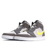 Nike Air Jordan 1 Mid Grey Volt 554724-072 01