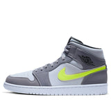 Nike Air Jordan 1 Mid Grey Volt 554724-072 01