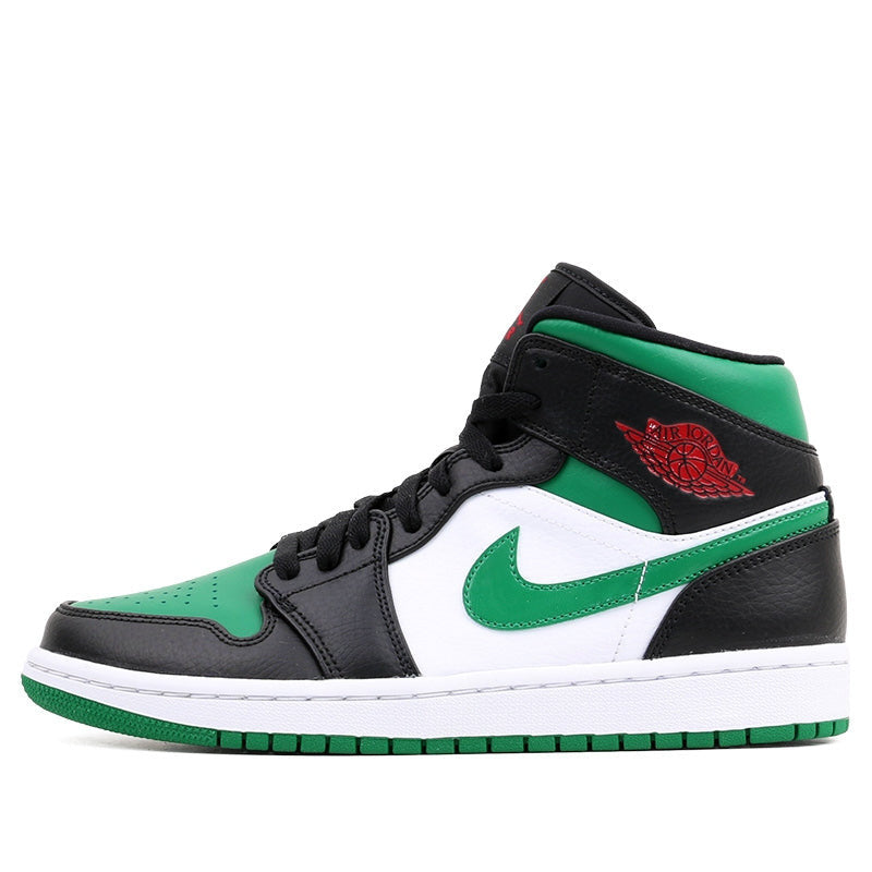 Nike Air Jordan 1 Mid Green Toe 554724-067 01