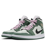 Womens WMNS Air Jordan 1 Mid SE 'Dutch Green' Dutch Green (W) CZ0774-300 01