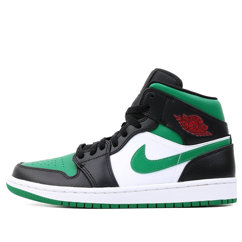 Nike Air Jordan 1 Mid Green Toe 554724-067 01