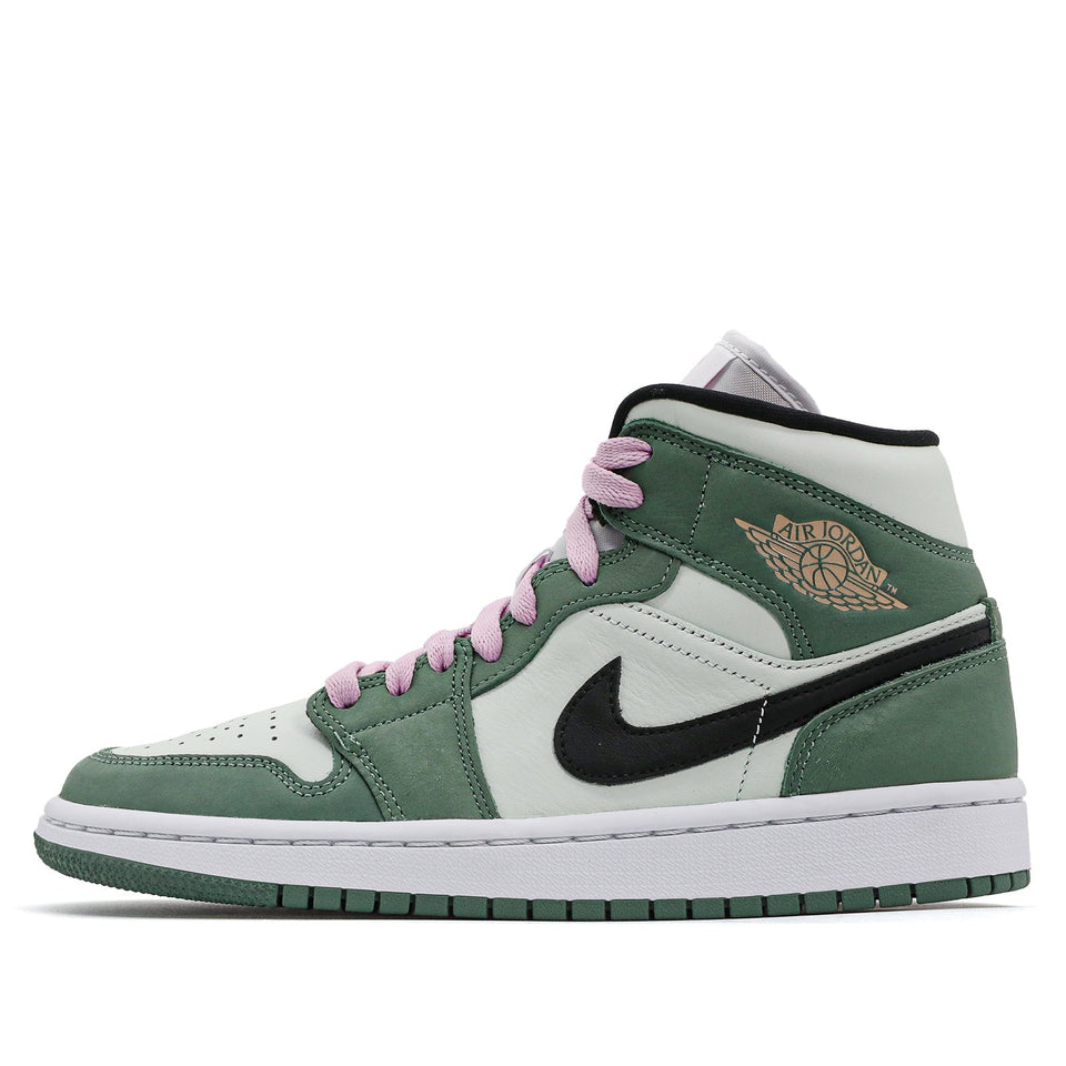 Womens WMNS Air Jordan 1 Mid SE 'Dutch Green' Dutch Green (W) CZ0774-300 01