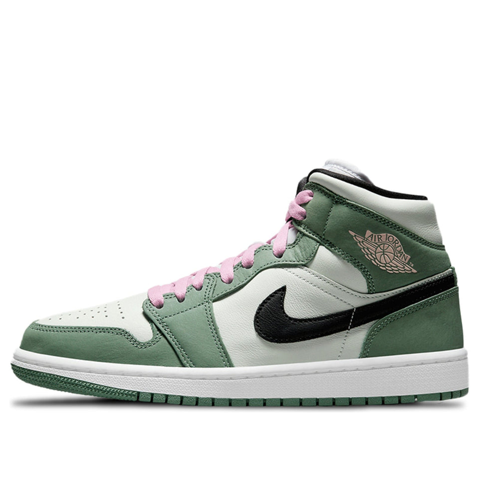 Womens WMNS Air Jordan 1 Mid SE 'Dutch Green' Dutch Green (W) CZ0774-300 01