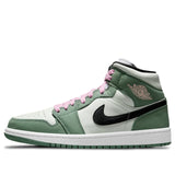 Womens WMNS Air Jordan 1 Mid SE 'Dutch Green' Dutch Green (W) CZ0774-300 01