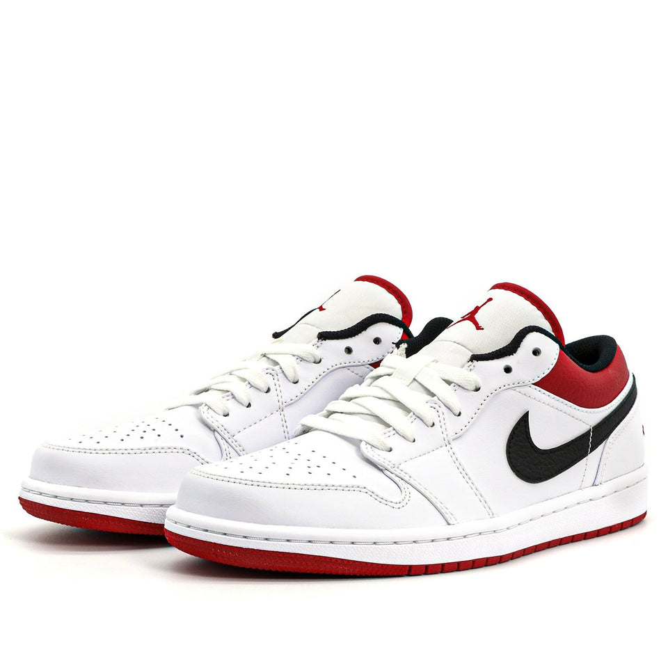 Nike Air Jordan 1 Low White University Red 553558-118 01