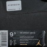 Nike Air Jordan 1 Mid SE Black Metallic Gold 852542-007 01