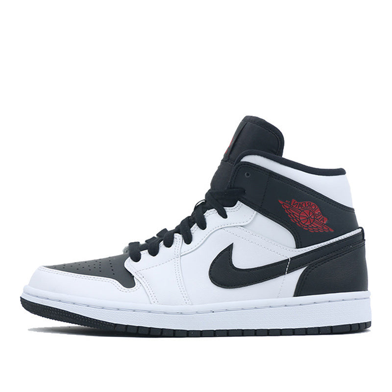 Womens WMNS Air Jordan 1 Mid White Black BQ6472-101 01