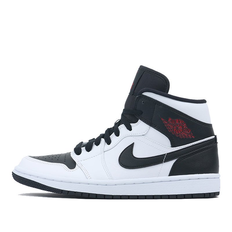 Womens WMNS Air Jordan 1 Mid White Black BQ6472-101 01