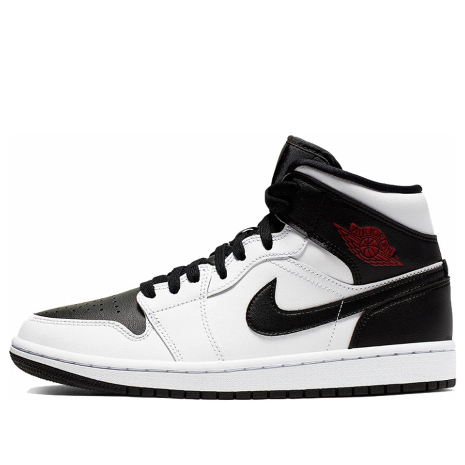 Womens WMNS Air Jordan 1 Mid White Black BQ6472-101 01