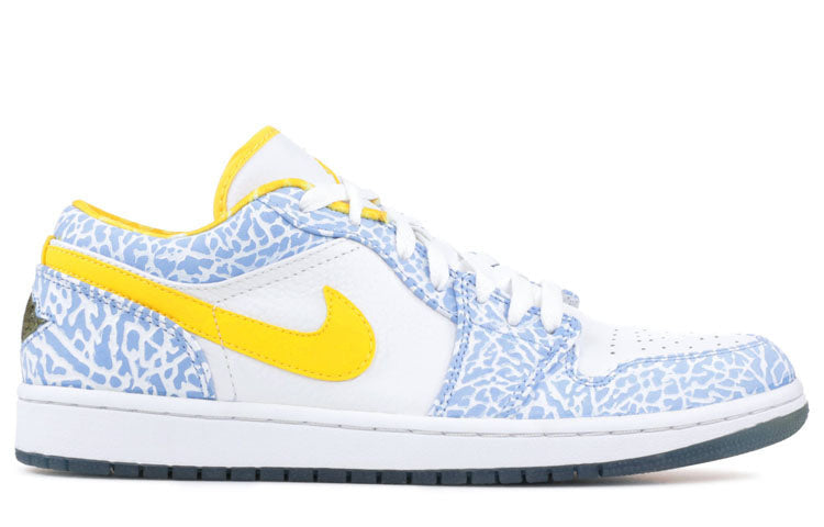 Nike Air Jordan 1 Retro Low 'West Coast' White/Varsity Maize-University Blue 309192-172 01