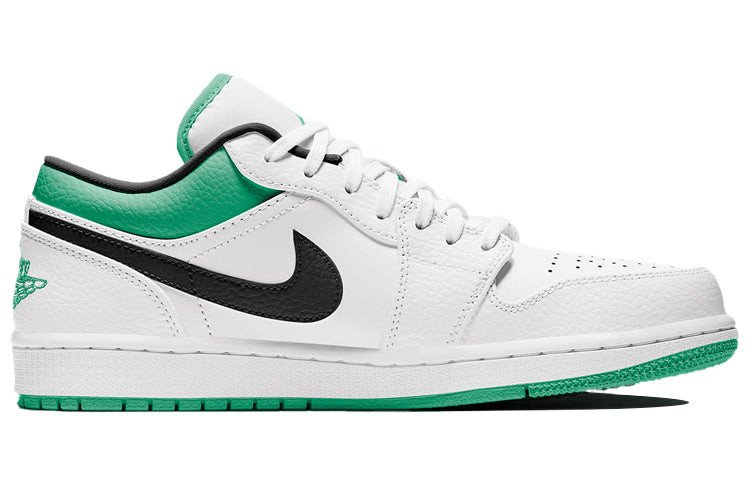 Nike Air Jordan 1 Low White Lucky Green Black 553558-129 01