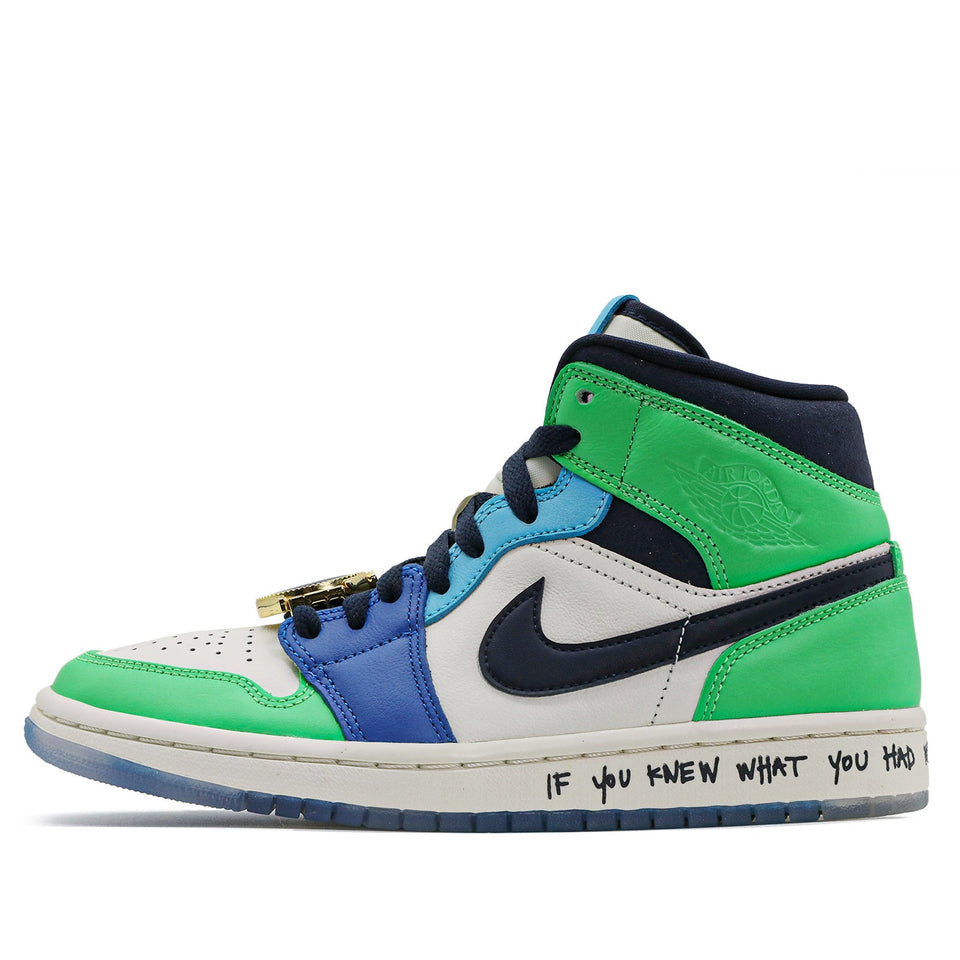 Womens WMNS Air Jordan 1 Mid Melody Eshani - Fearless CQ7629-100 01