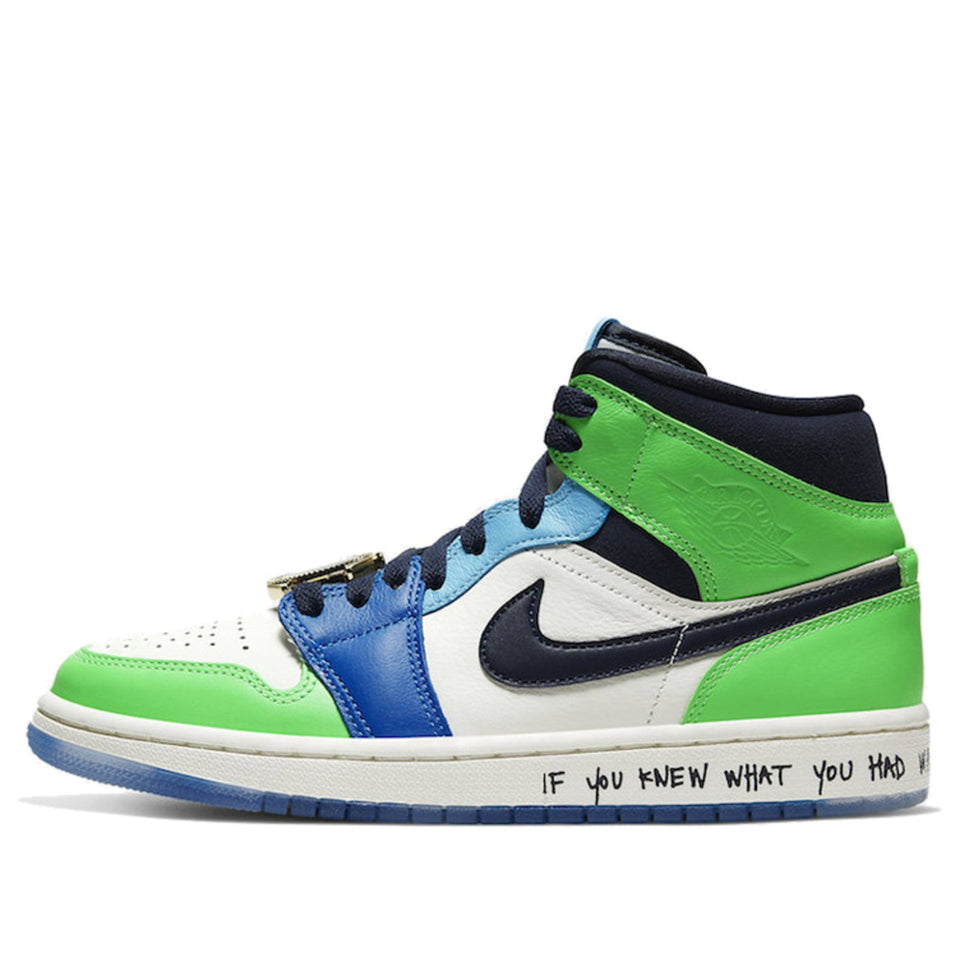Womens WMNS Air Jordan 1 Mid Melody Eshani - Fearless CQ7629-100 01