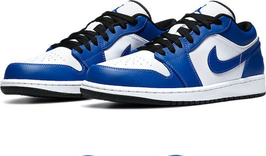Nike Air Jordan 1 Low 'Game Royal' White/Game Royal/Black 553558-124 01