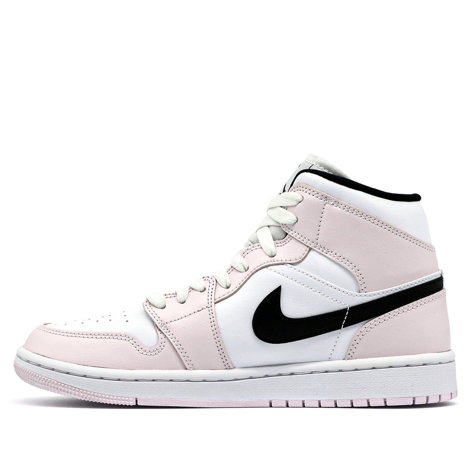 Womens WMNS Air Jordan 1 MId Barely Rose BQ6472-500 01