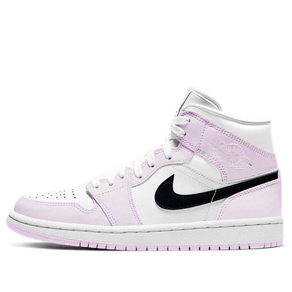 Womens WMNS Air Jordan 1 MId Barely Rose BQ6472-500 01