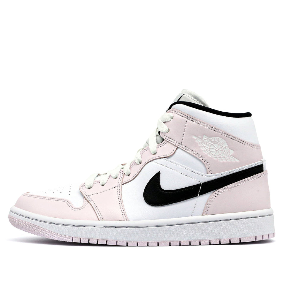 Womens WMNS Air Jordan 1 MId Barely Rose BQ6472-500 01