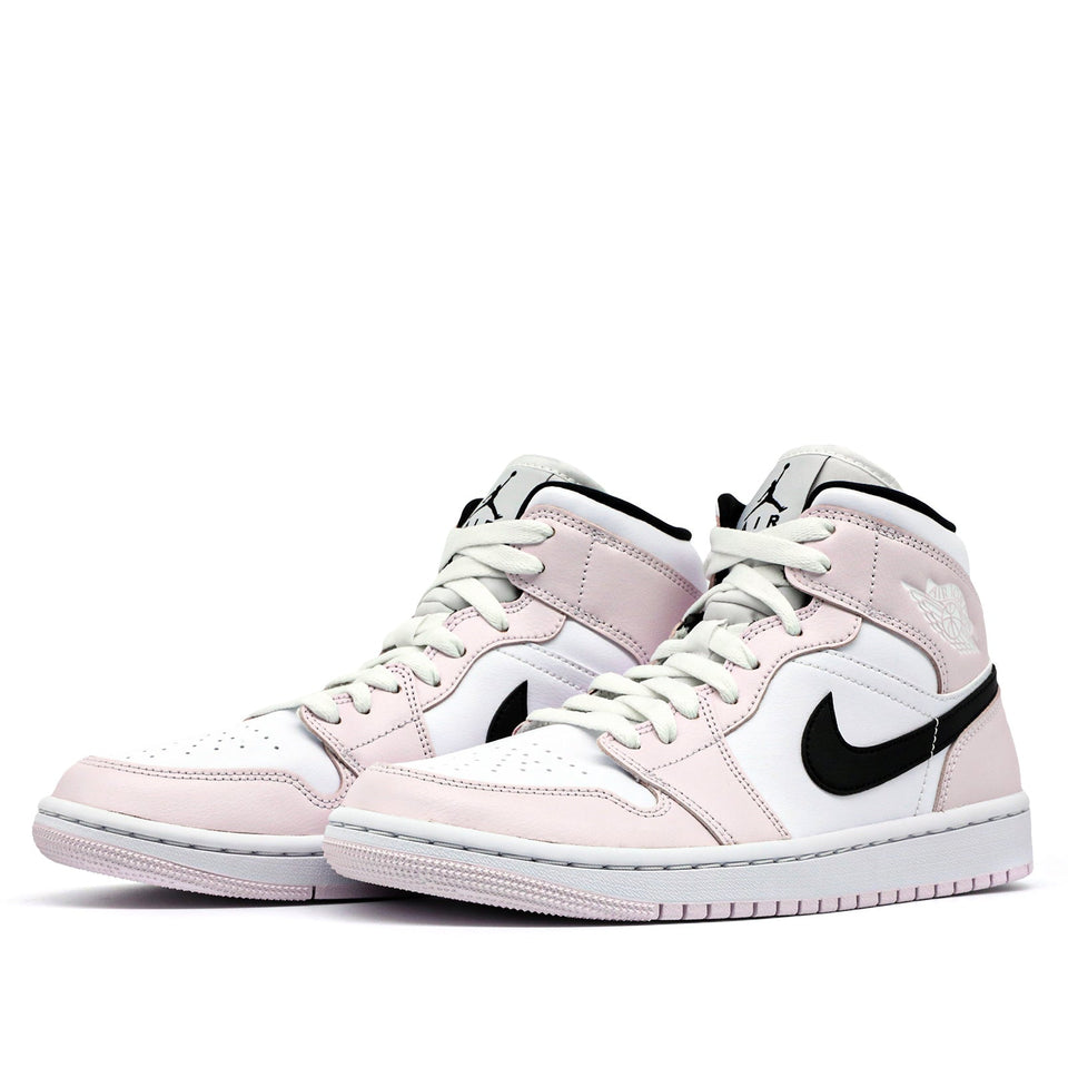 Womens WMNS Air Jordan 1 MId Barely Rose BQ6472-500 01