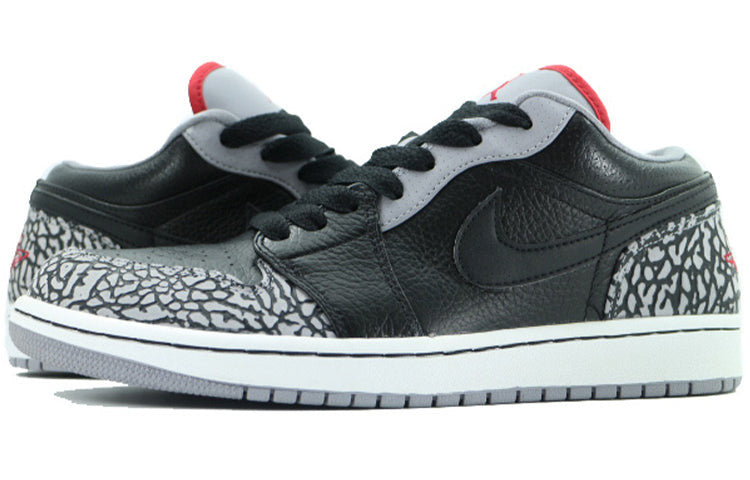 Air Jordan 1 Phat Low Black Cement 350571-061 01