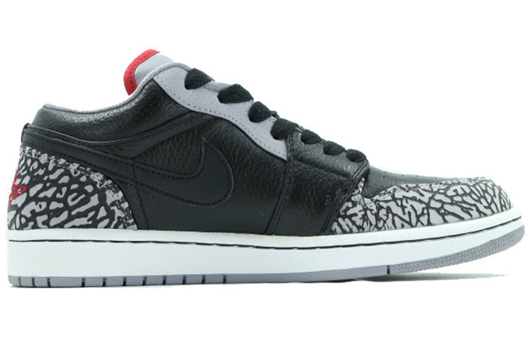 Air Jordan 1 Phat Low Black Cement 350571-061 01