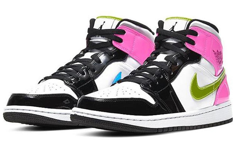 Nike Air Jordan 1 Mid SE 'Cyber Active Fuchsia' White/Cyber/Active Fuchsia CZ9834-100 01