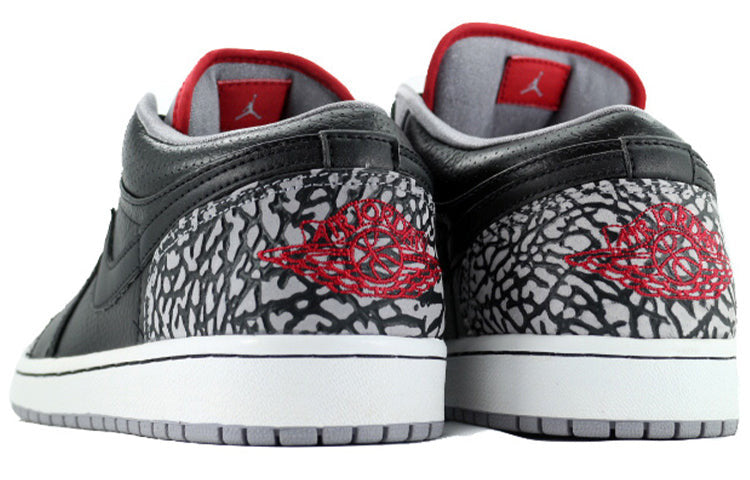 Air Jordan 1 Phat Low Black Cement 350571-061 01