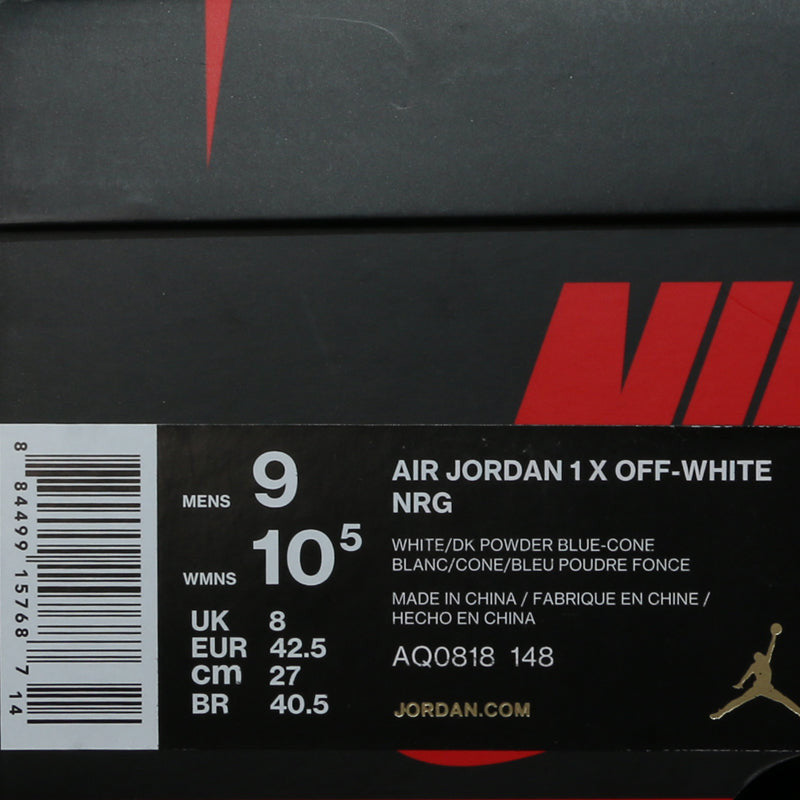 Nike Air Jordan 1 NRG Nike x OFF-White - UNC AQ0818-148 01