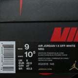 Nike Air Jordan 1 NRG Nike x OFF-White - UNC AQ0818-148 01
