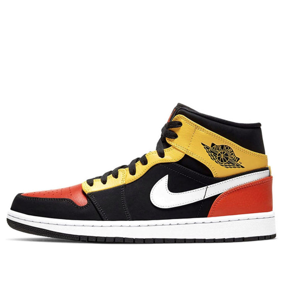 Nike Air Jordan 1 Mid SE Black Team Orange 852542-087 01