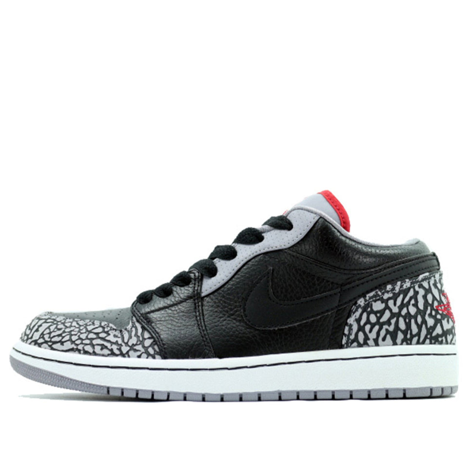 Air Jordan 1 Phat Low Black Cement 350571-061 01