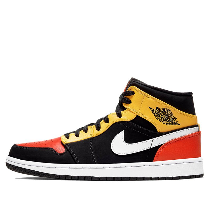 Nike Air Jordan 1 Mid SE Black Team Orange 852542-087 01