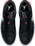 Nike Air Jordan 1 Low 'Brushstroke Swoosh - Black Red' DA4659-001 01
