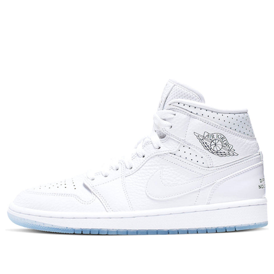 Womens WMNS Air Jordan 1 Mid White CI9100-100 01