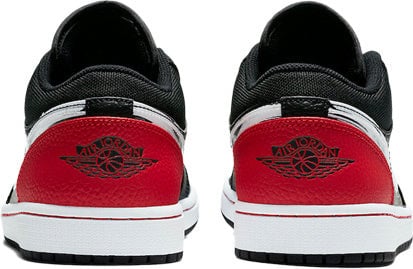 Nike Air Jordan 1 Low 'Brushstroke Swoosh - Black Red' DA4659-001 01