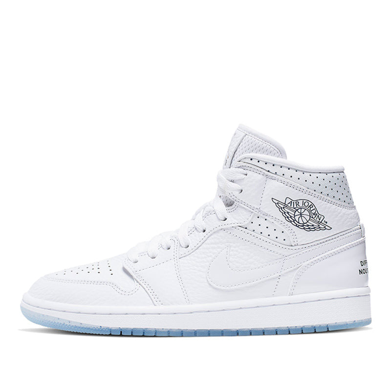 Womens WMNS Air Jordan 1 Mid White CI9100-100 01