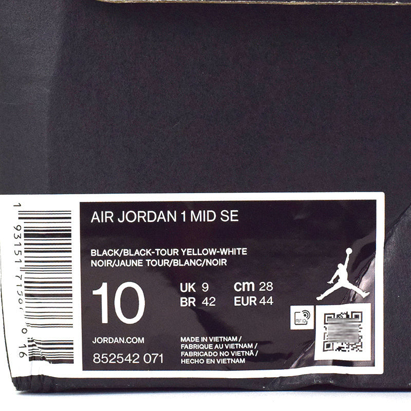 Nike Air Jordan 1 Mid SE Yellow Toe 852542-071 01