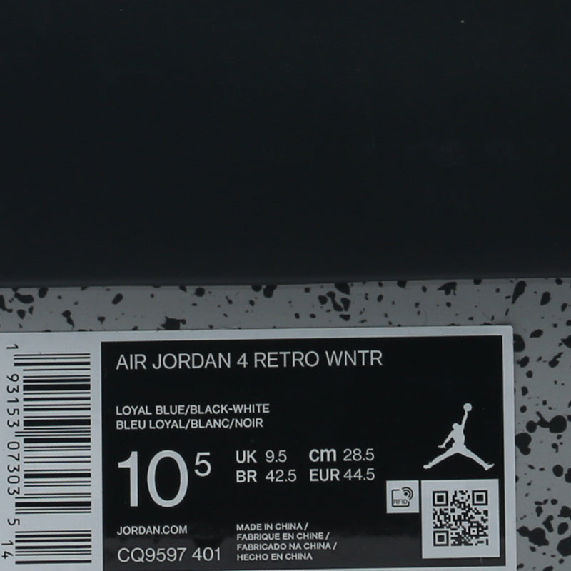 Nike Air Jordan 4 Retro Winter Loyal Blue CQ9597-401 01