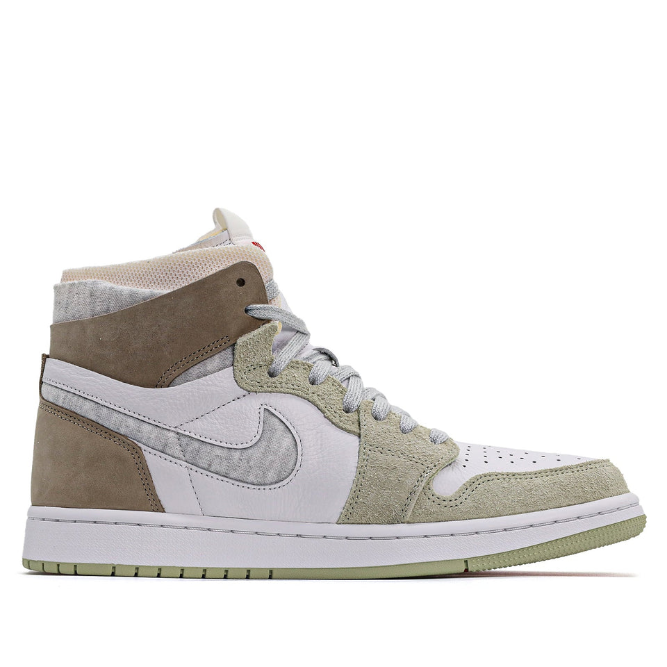 Womens Air Jordan 1 Zoom Air CMFT Olive Aura CT0979-102 01