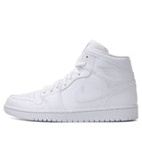 Nike Air Jordan 1 Mid Triple White 554724-130 01