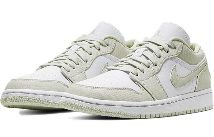 Womens WMNS Air Jordan 1 Low 'Spruce Aura' White/Spruce Aura/Spruce Aura CW1381-003 01